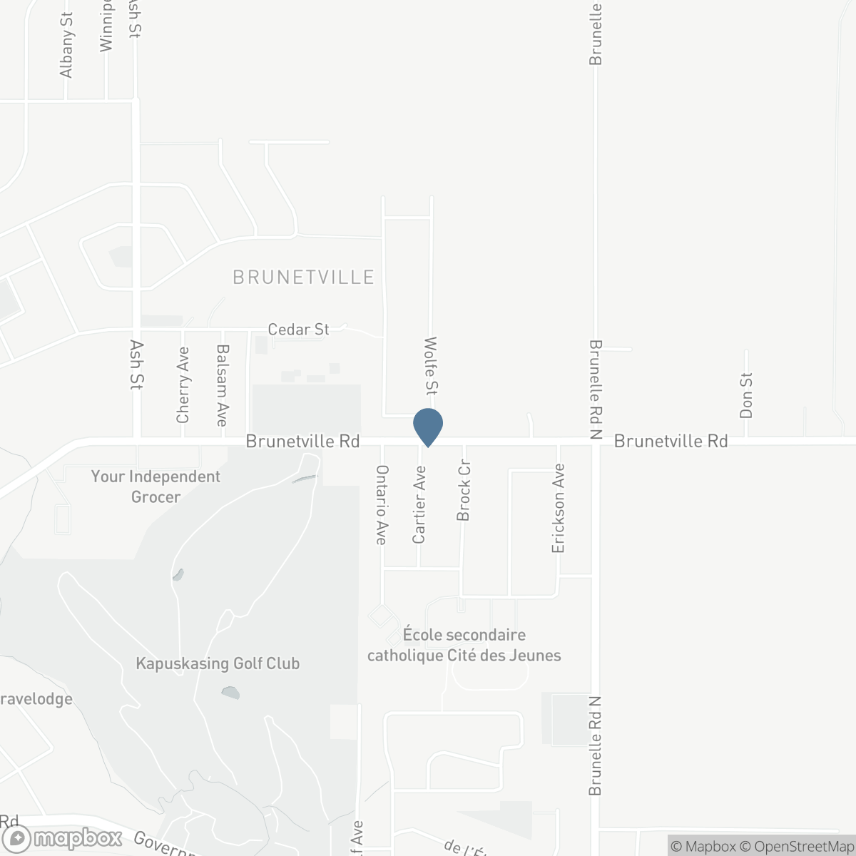 116 BRUNETVILLE ROAD, Kapuskasing, Ontario P5N 2G4